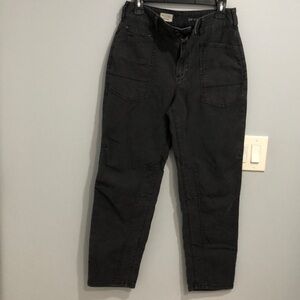 PILCRO Washed out Black Jeans Oversized Pockets Women’s Size 28